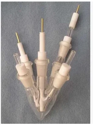 Small Five Port Electrolytic Cell 5-10ml Five Port Electrolytic Cell Invoicable Electrochemical Analysis Three Electrode System