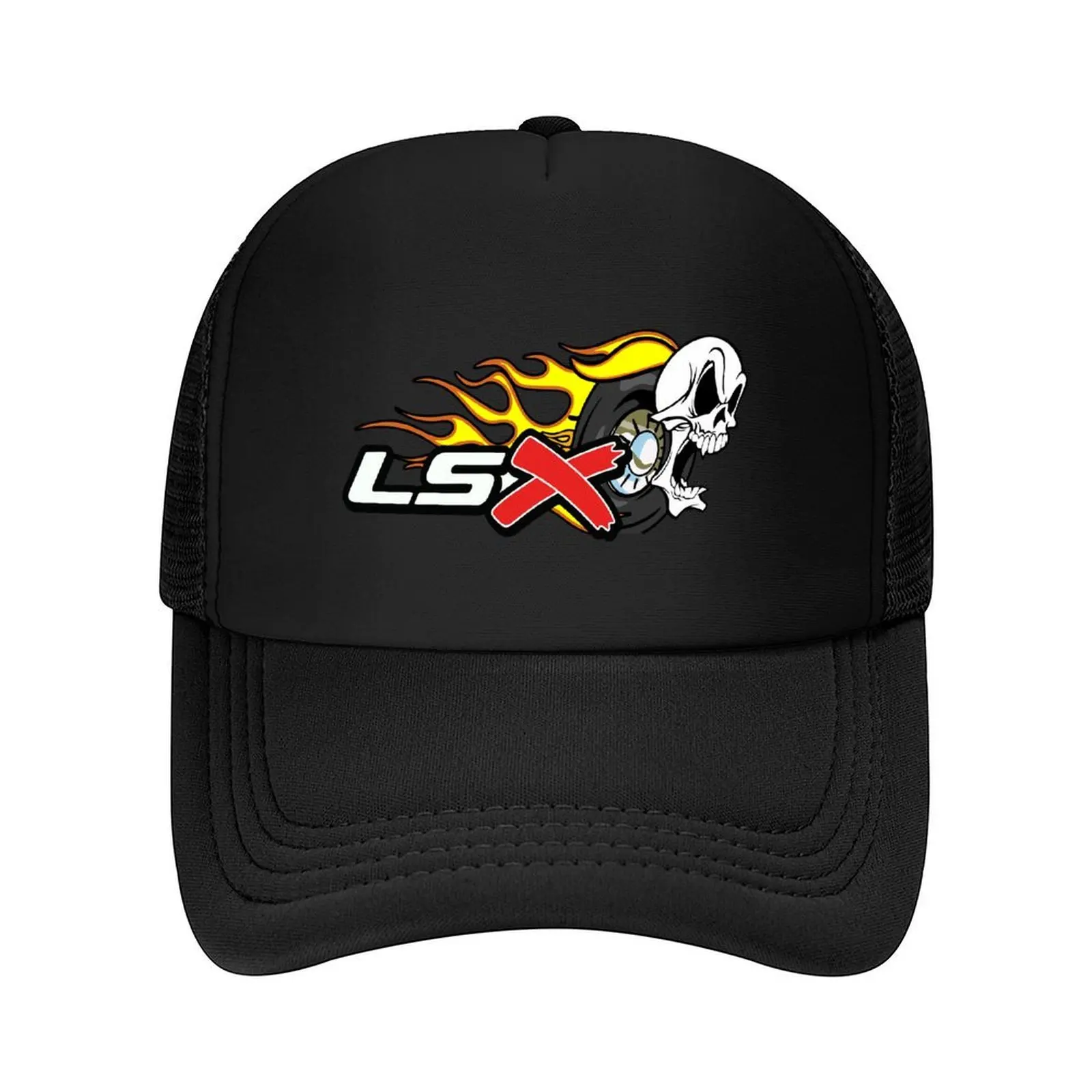 

Skull LSX Flames Fire Tire Fast Baseball Cap men's big size hat Golf Cap Uv Protection Solar Hat Women's Golf Wear Men's