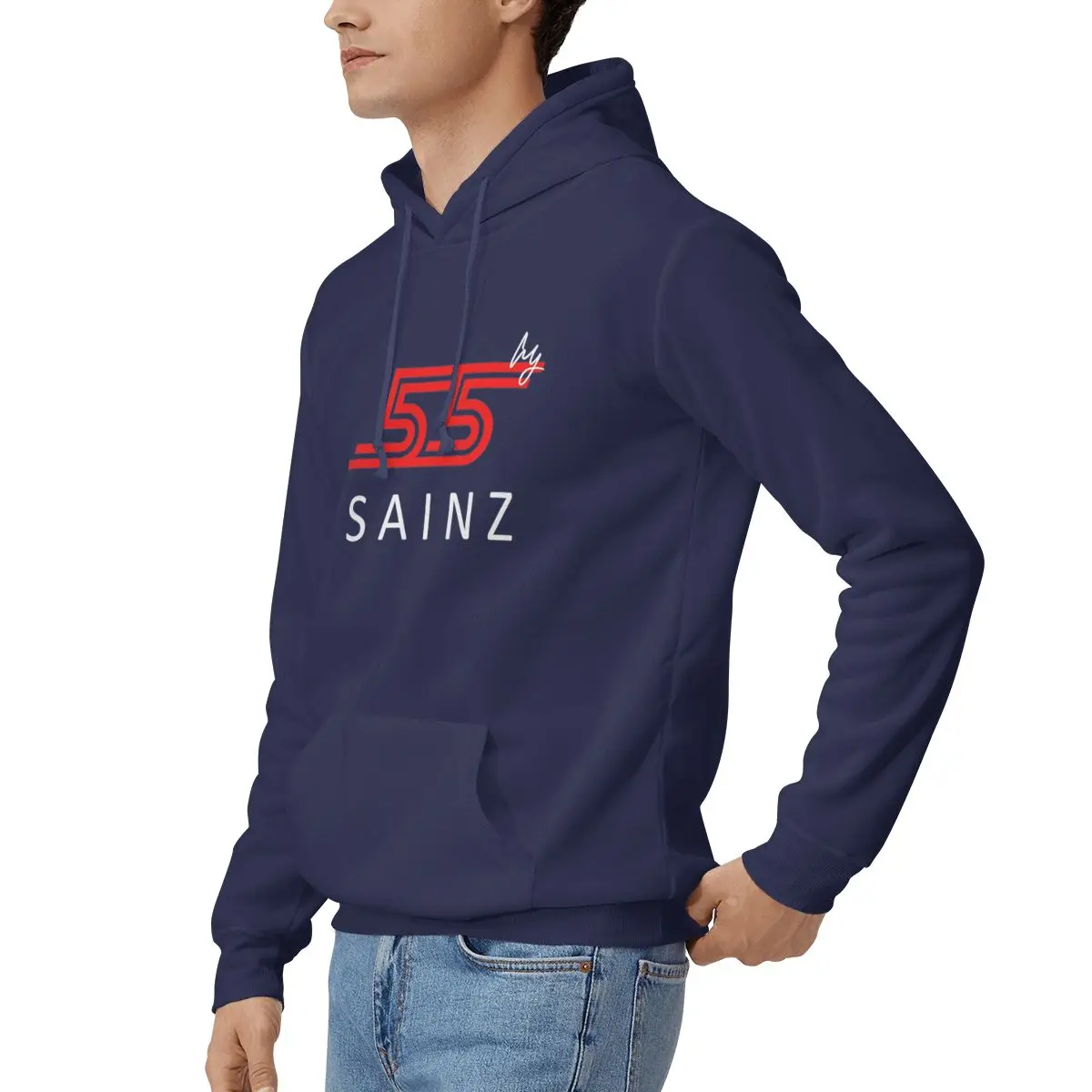 Carlos Sainz Jr F1 Signature Graphic - Dark Hoodies Men Women  Pullover Sweatshirts Hip Hop Long Sleeve Streetwear Autumn Winter