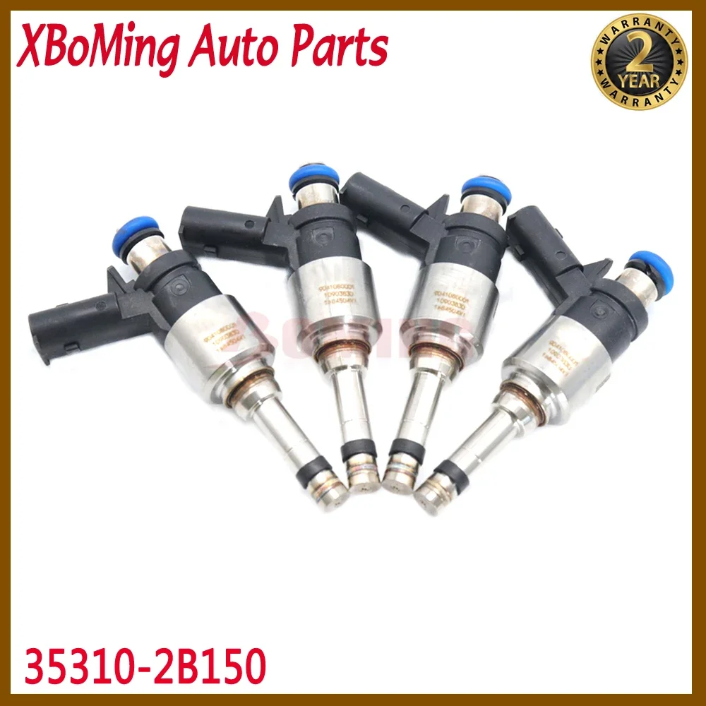 4PCS New Fuel Injectors 35310-2B150 For Kia Rio Soul Hyundai Accent 1.6L 2017-2020 353102B150 35310 2B150