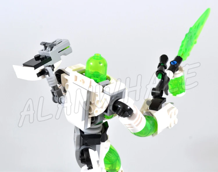 244pcs Dream uaz e Z-Blob il Robot Nightmare Monster Mech 81454 Building Blocks giocattolo compatibile con il modello