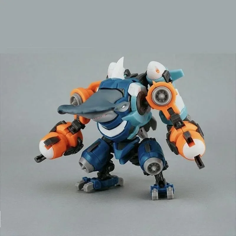NOVO KEMO FIFTYSEVEN Manhunter GROUND ARMOR NO.57 1:24 Conjunto de 3 Bonecos de Ação Anime Turtle Armord Puppet Squad SHARK Brinquedo de Presente