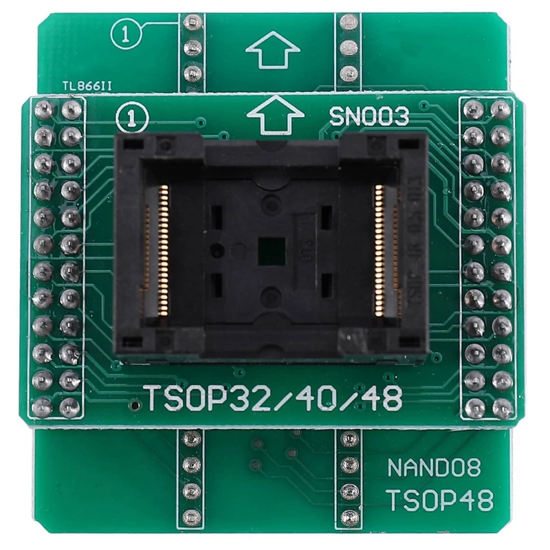 Adaptador Tsop48 Nand apenas para Xgecu Minipro, programador Tl866ii Plus, Flash Chips, soquete do adaptador, 2X, Android