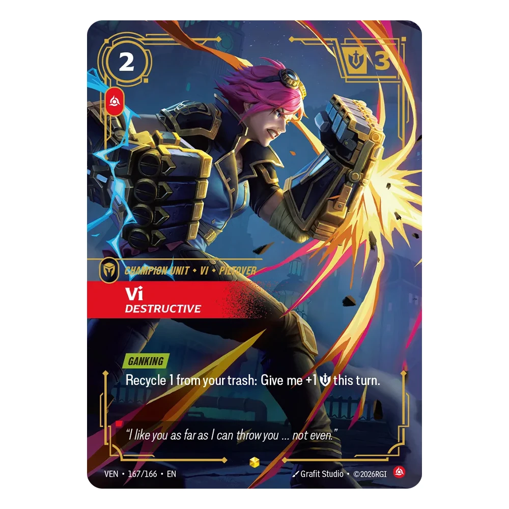 Proxy Card Vendetta (VEN) Serie Diana Jinx Vi Irelia Rengar Kayle Gangplank Leona Showcase Hochwertige Sammelkarten – Detail 2