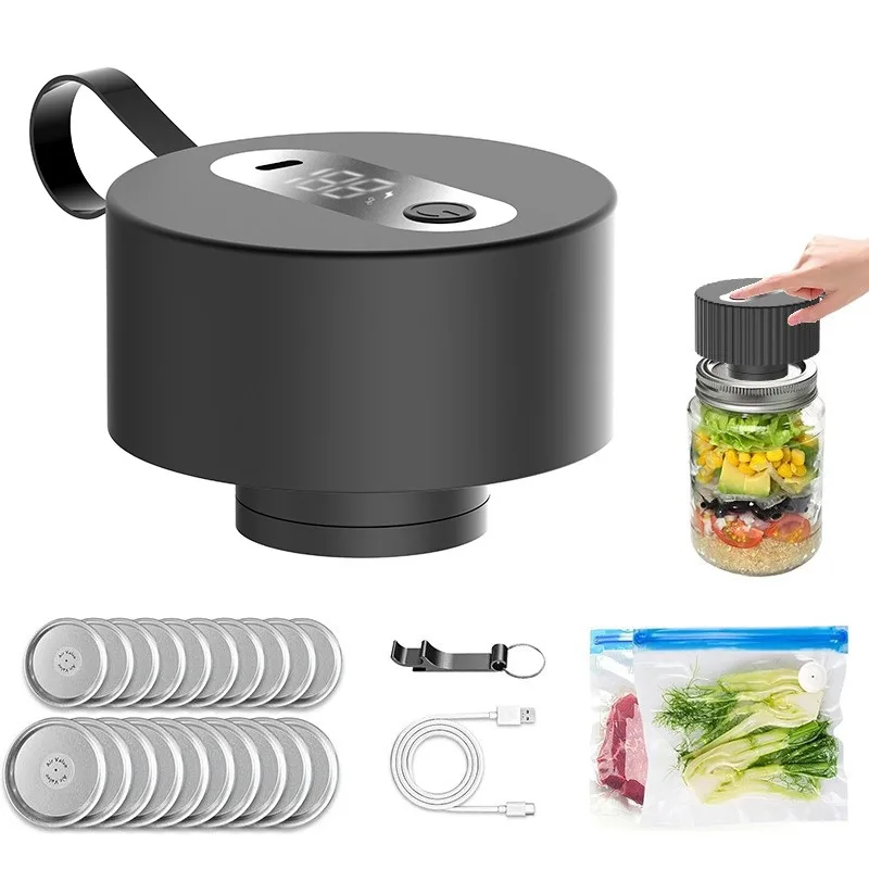 for Vacuum Sealer Electric Food Preservation Machine Household Canning Sealing Device for Glass Bottles