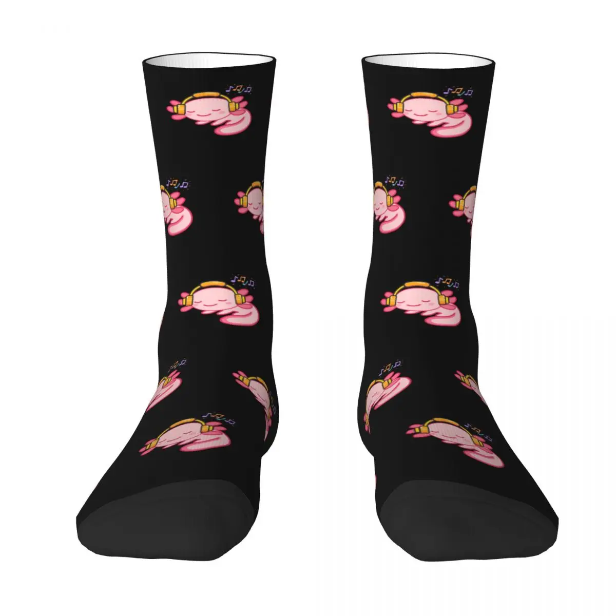 

Axolotl Sea Animal Socks Harajuku Sweat Absorbing Stockings All Season Long Socks Accessories for Unisex Christmas Gifts