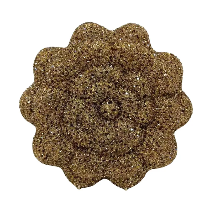 

Женский роскошный дизайнерский великолепный металлический клатч с бриллиантами и цветами, стразы, вечерние сумки, кошельки и сумки для свадебной вечеринки