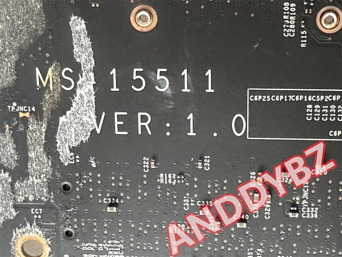 Imagem -03 - Placa-mãe Original para Msi Moderno 15 A10rs Ms1551 Ms-15511 com I3-10110u Cpu Teste