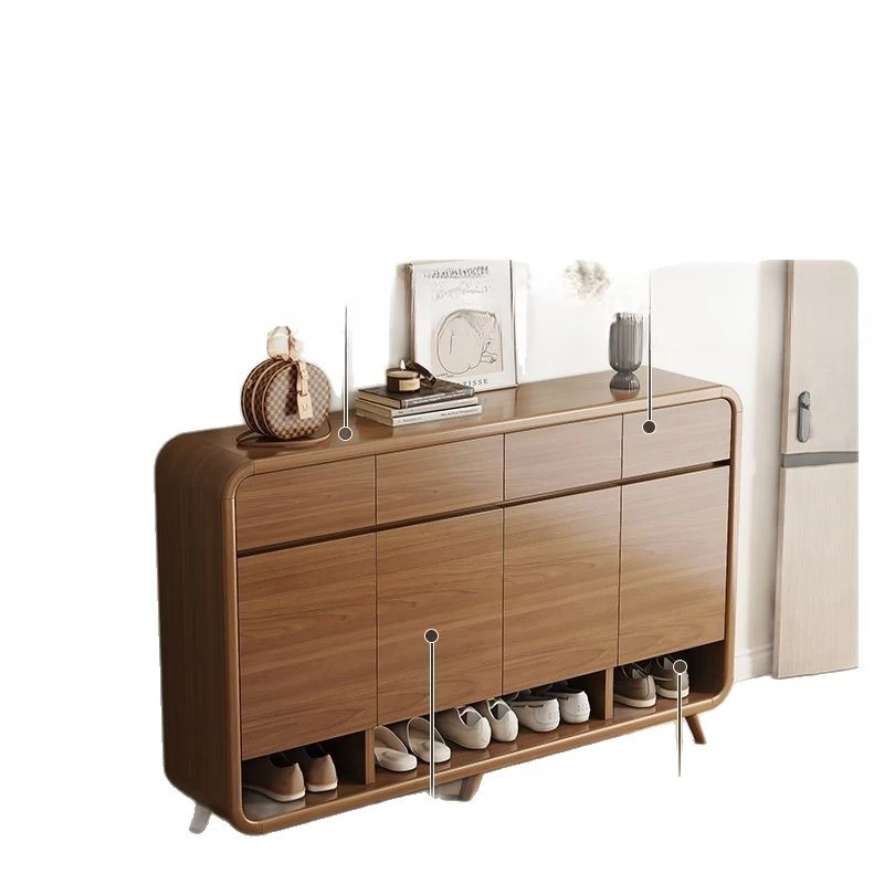 

Door shoe cabinet Household integrated entrance cabinet Corridor storage Multi-layer large-capacity locker Wall entranc