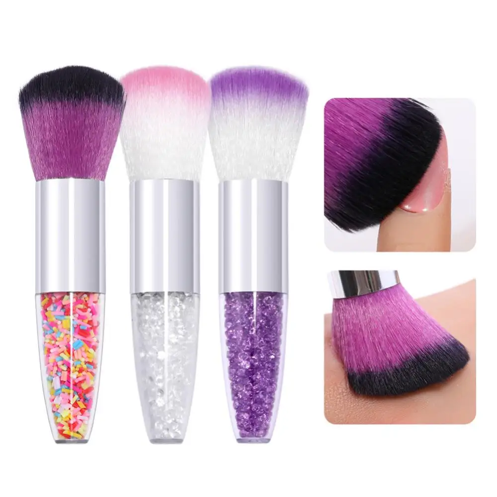 2/4/6PCS Face Easy To Use Makeup Brush Comfortable Grip Crystal Handle Makeup Brush Top-rated Beauty Products