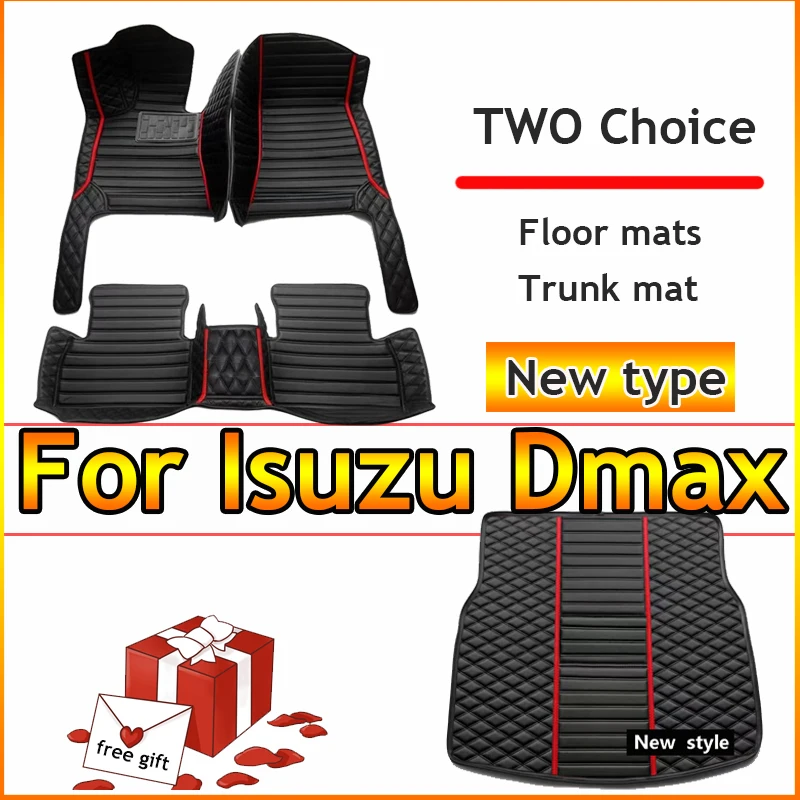 

Car Floor Mats For Isuzu Dmax D-max 2020 2019 2018 2017 2016 Auto Accessories Decoration Leather Carpets Waterproof Protect Rugs