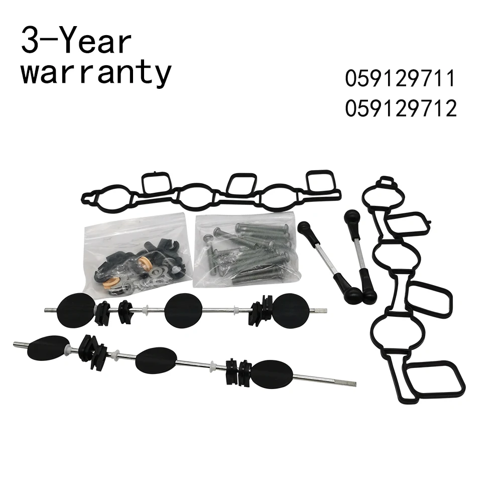 A set Intake Manifold Repair Kit for Diesel Vehicles 059129711 059129712 For VW Phaeton Touareg Audi A4 S4 A6 S6 A8 S8 Q7