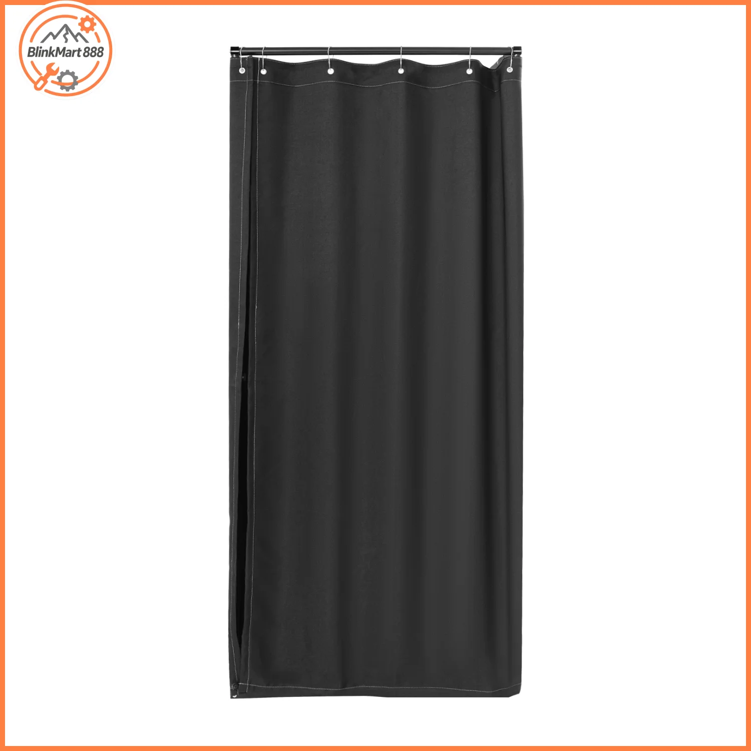 

Отдельностоящая примерочная для магазина одежды | Льняная ткань 85x85x200 см, съемная и портативная примерочная