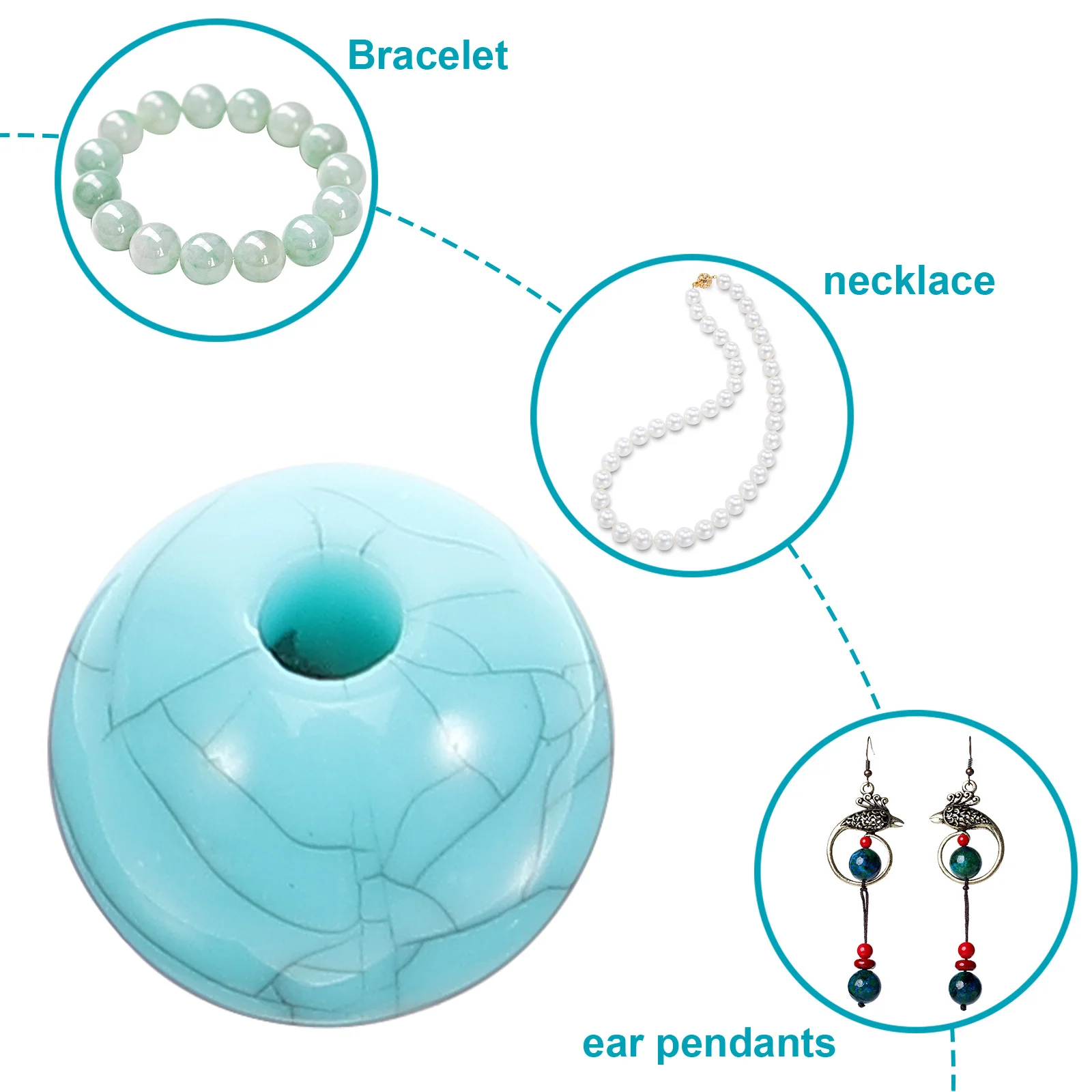 

100 шт. синие бирюзовые акриловые бусины «сделай сам», нежные свободные бусины для изготовления ювелирных изделий, браслет, ожерелье, аксессуары, подвески для рукоделия