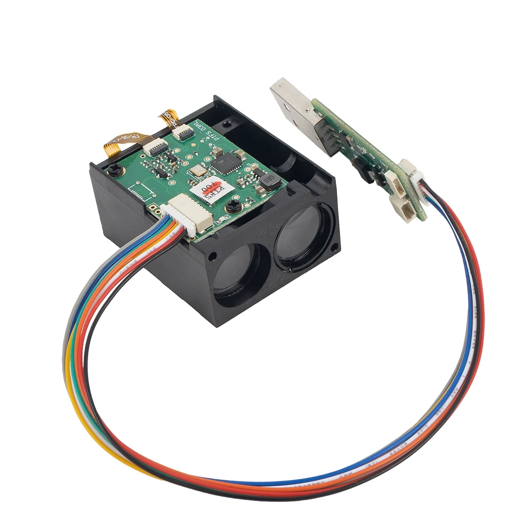 

PTFS 1000m Laser Rangefinder Module Sensor USB Laser Range Finder Sensor UART Output 1km Time Of Flight Sensor