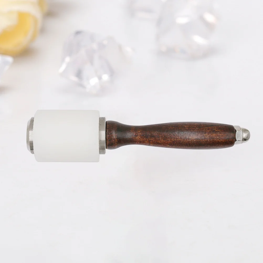 

1Pcs Carving Tool Heavy Duty Nylon Hammer Solid Construction for Clear Imprint on Leathercraft Working Projects
