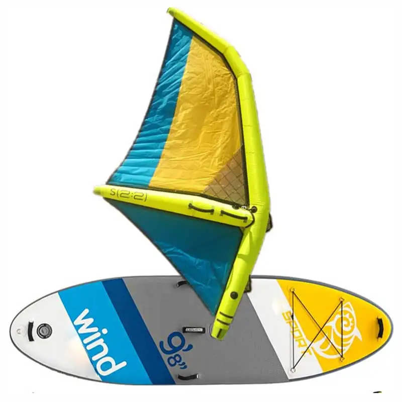 Suministro de fábrica de tabla de Paddle de windsurf de vela SUP inflable de PVC de alta calidad para surf, skimboard y bodyboard