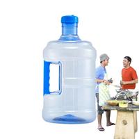 5L 7.5L Portable Empty Pure Water Bottle Jug Food Grade Reusable Mineral Water Container Outdoor Water Dispenser Can