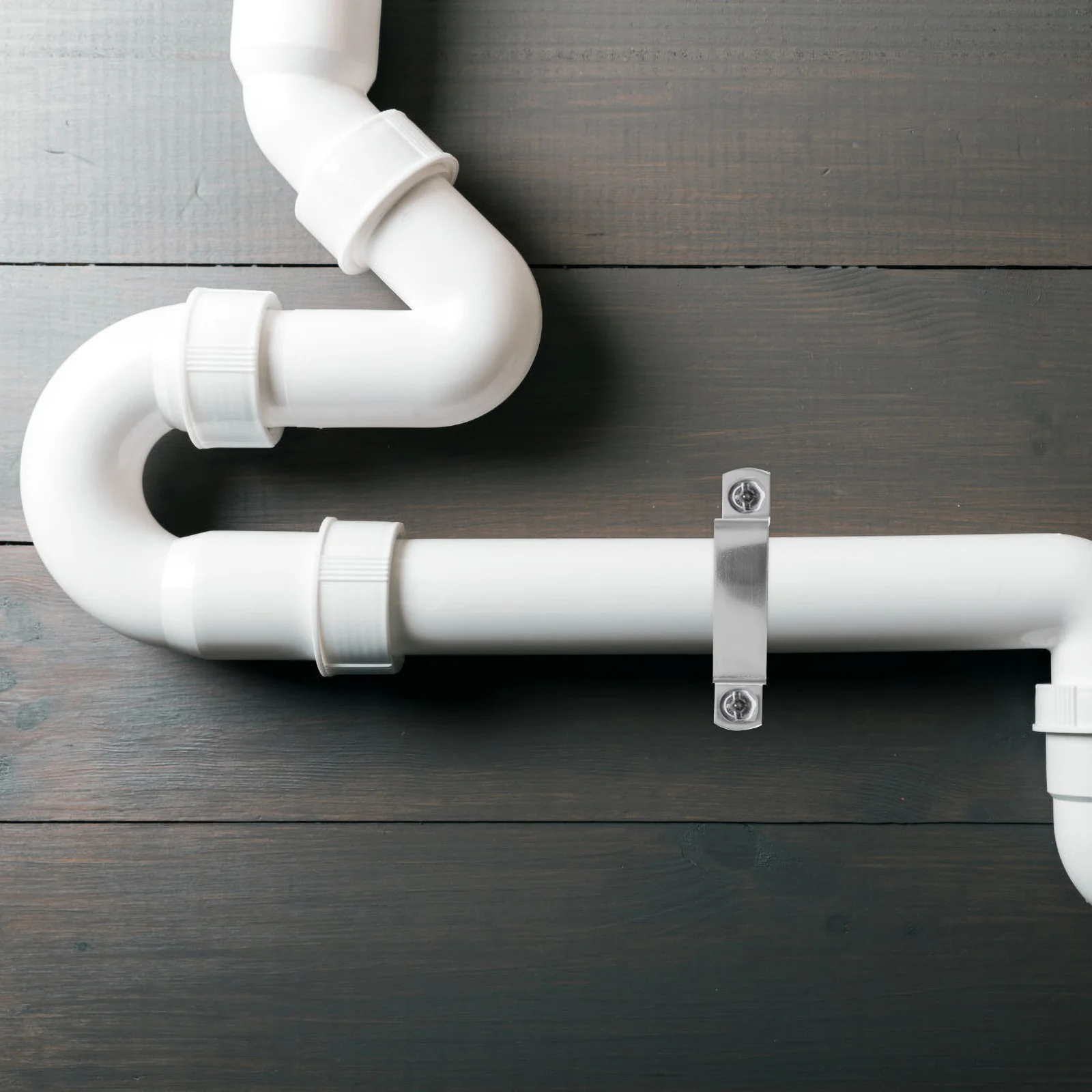 Stainless Steel Square Tube Clamps Heavy Duty U-Shaped Metal Clips For Fence Railing Pipe Fastening Bracket Hardware