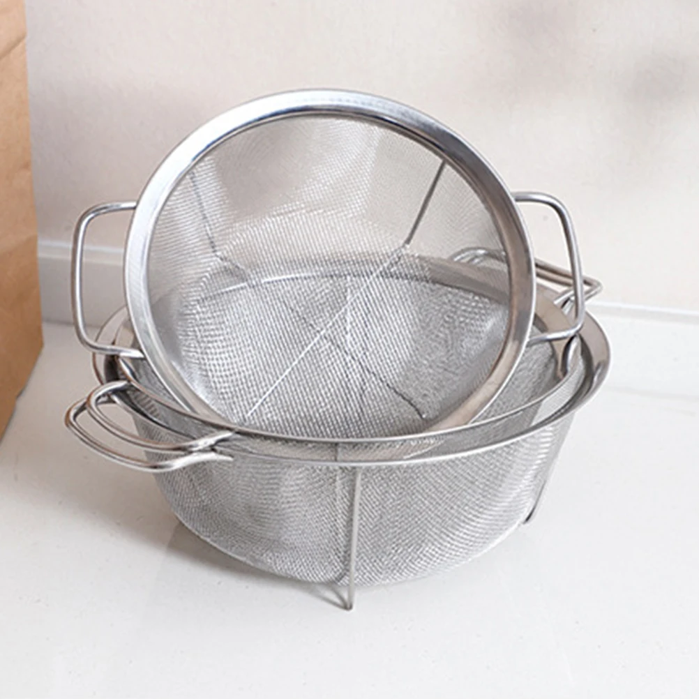 

Stainless Steel Vegetable Basket Food Drain Fruit Drainer Kitchen Camping Wash Dry Container Storage Tool