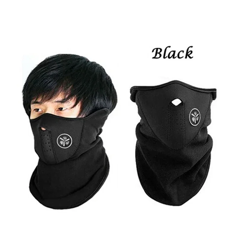 Unisex Motorcycle Warm Mask Neck Warm Snowboard Bike Riding Mask Scarf Accessories Windproof Outdoor Sports Ski Cycling Bicycle