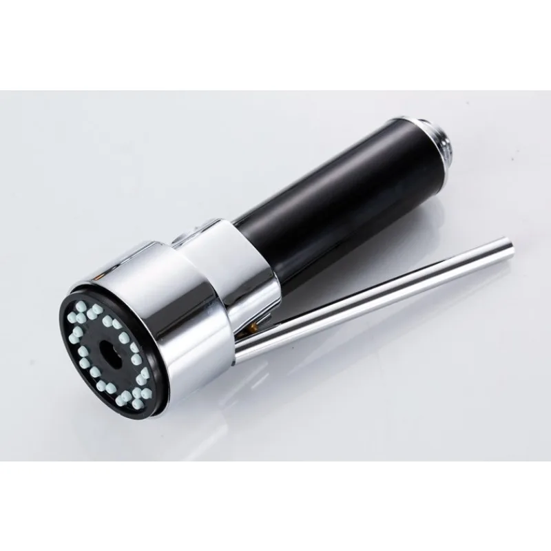 Black Kitchen Faucet Sprayer Pull Out High Pressure Spring Tap Head Kitchen Faucet Accessory for Kitchen Bathroom Cleaning