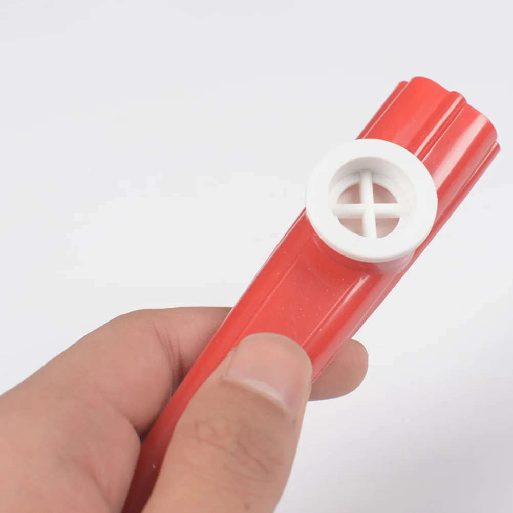 Alat musik Kazoo, 24 buah mainan pendidikan seruling untuk hadiah dan hadiah hadiah pesta tanda mata plastik Kazoos berbagai warna