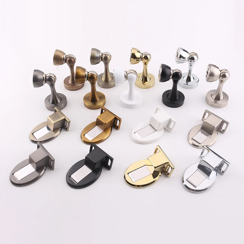 

Brand New 2PCS 304 Stainless Steel Powerful Magnetic Door Stops Stopper Door Holder Catch Doorstops 9 Colors