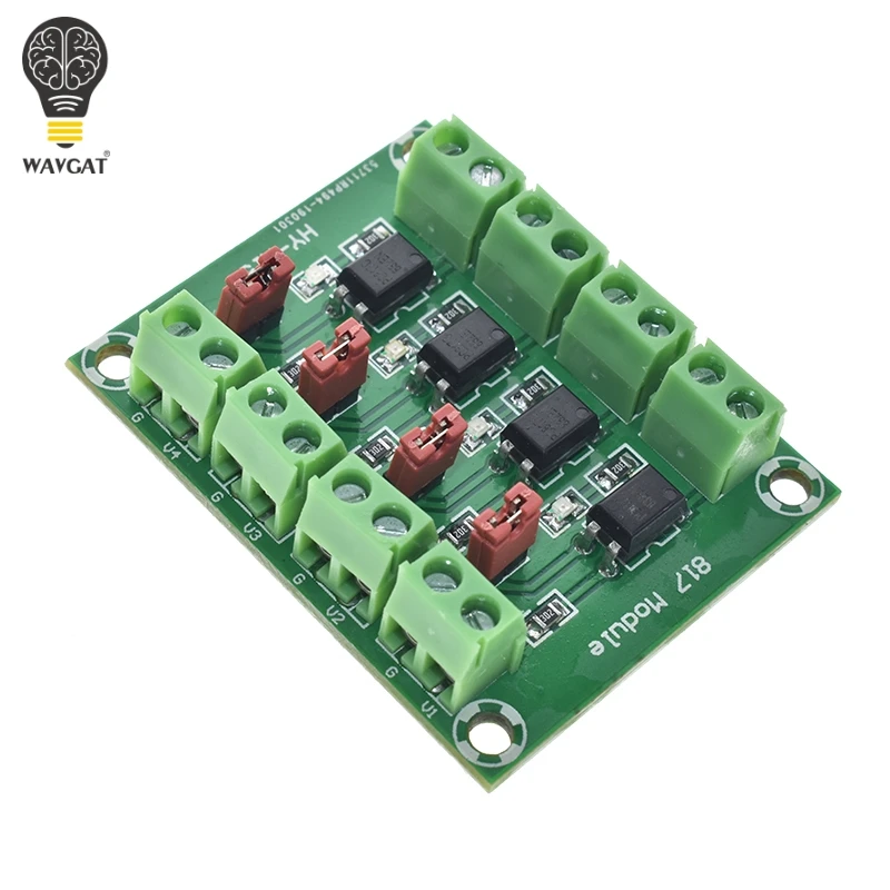 PC817 3.6-30V 2 4 Channel Optocoupler Isolation Board Voltage Converter Adapter Module Driver Photoelectric Isolated Module 817