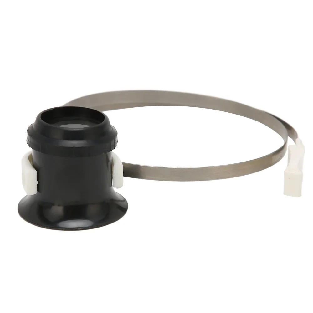 Stainless Steel Ring Watch Repair Magnifying Glasses Head Band Mount Head Mounted Loupe Watch Magnifying Glasses Micro Engraving
