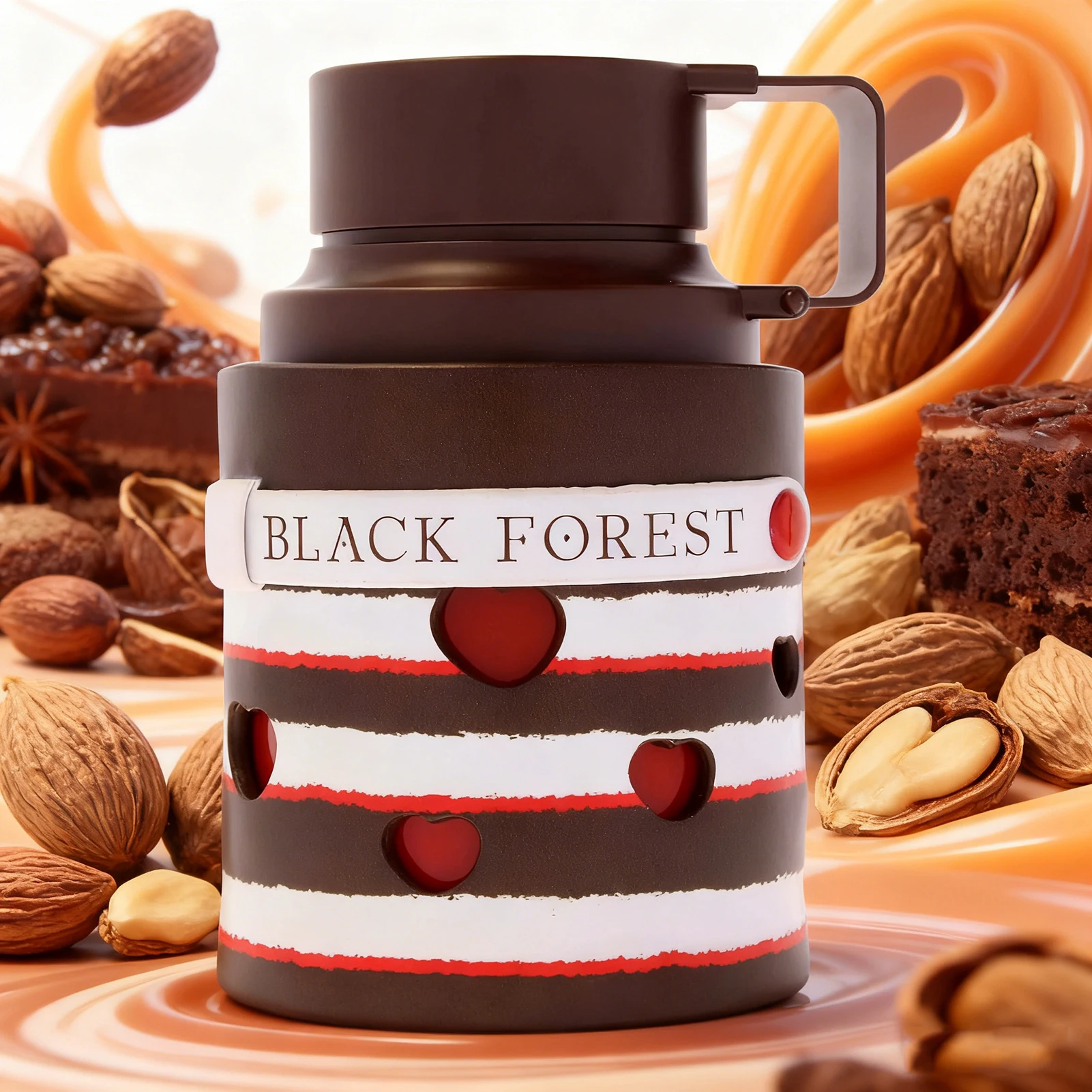 Armaf Odyssey Black Forest Dessert Edition – Dolce, Piccante, Woody, Gourmand – Eau de Parfum Spray Fragranza a lunga durata per Unis