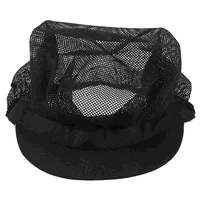 Gorro de Chef ajustable, gorro de trabajo de malla transpirable, elástico, para trabajo de cocina