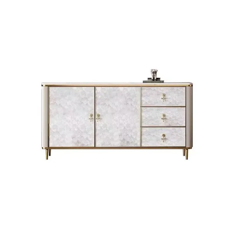 American style light luxury entryway cabinet, high-end feel, entryway hall, modern minimalist, wall-side chest cabinet