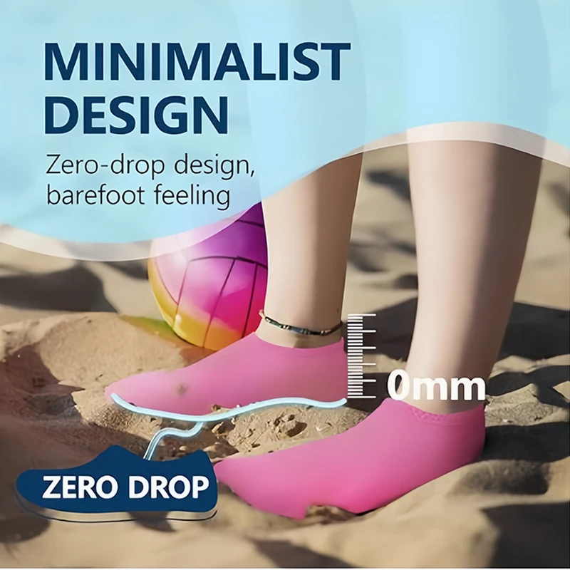 Water Shoes Quick-Dry Unisex Aqua Water Socks Barefoot Shoes for Beach Swimming Pool Yoga Surf No-Slip Water Sports Shoes