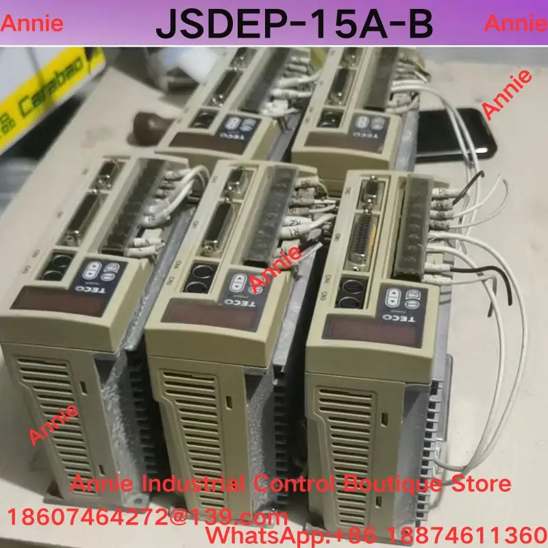 Second Hand Test OK  Servo driver JSDEP-15A-B input 200-230V three-phase 3.6A output 0-230V 3.6A