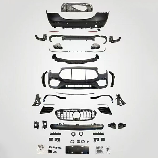 

BR Body Kits Front Rear Bumper Fender Side Skirt Spoiler for Mercedes Benz 2021 E63 Upgrade Body Kits