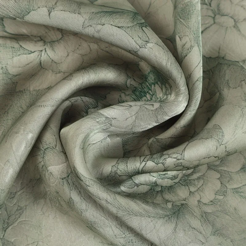 

Polyester-ammonia twill printed fabric for dress shirts and Chinese-style sets