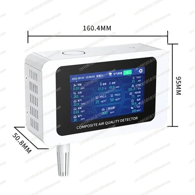 Air Quality Monitoring Equipment for PM2.5 PM10 CO SO2 NO2 O3 TVOC Gas System Analyzer Detector Air Pollution