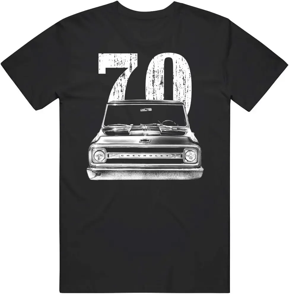 1970 C10 Pickup Truck Front Grill View with Year T Shirt