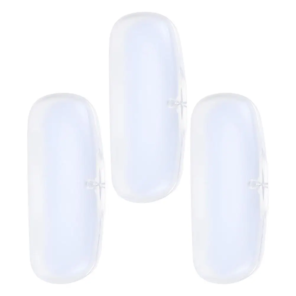 

3 Pcs Glasses Storage Box Transparent Dust-proof Portable Eyeglasses Case Lightweight Travel Plastic Container Durable Safe