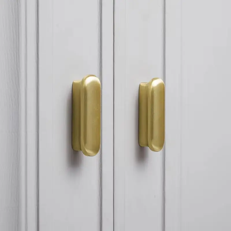 

ГОРЯЧИЕ 4 шт., европейские твердые латунные мебельные ручки, ручки для выдвижных ящиков, ручки для шкафа, ящика для шкафа, кухонного ТВ-шкафа
