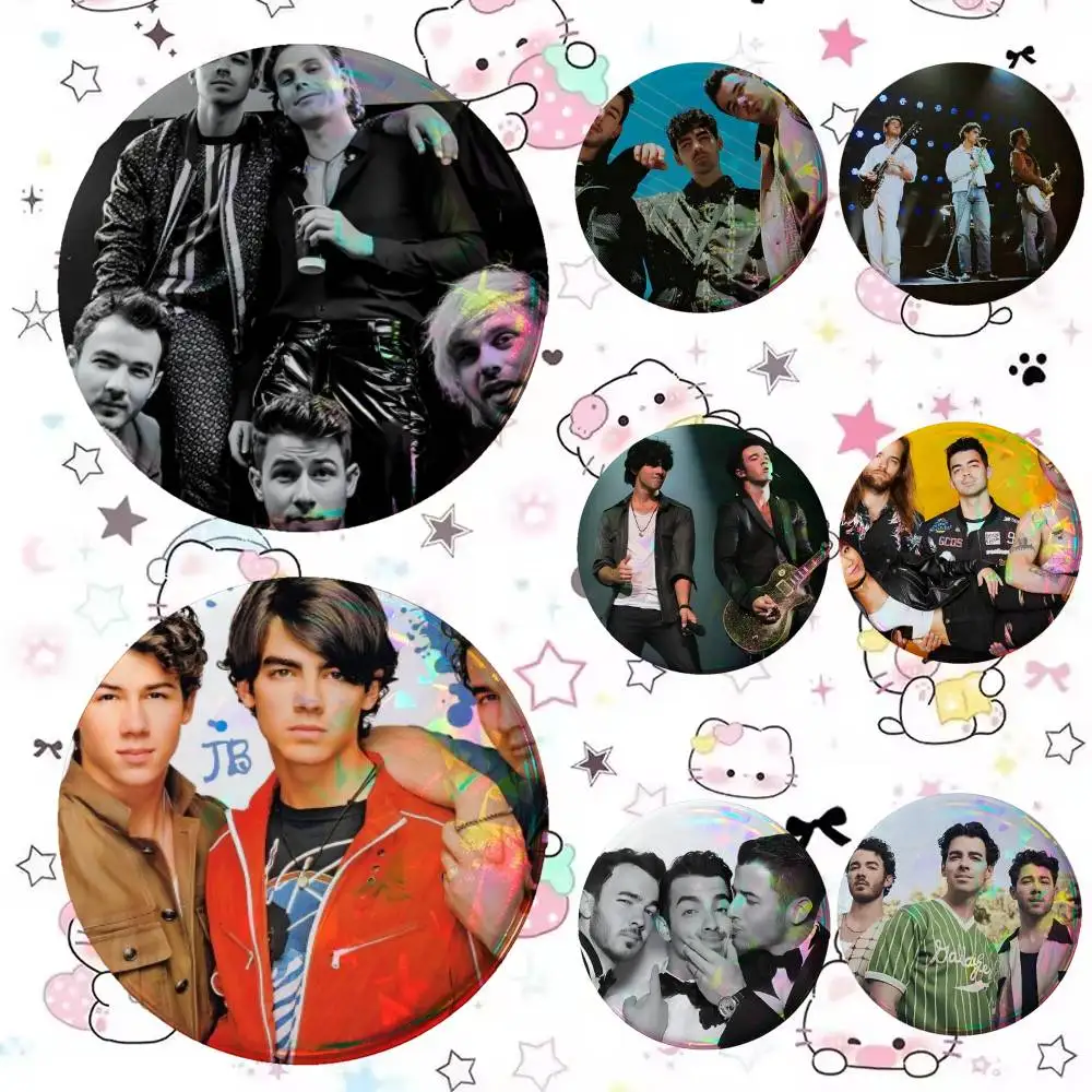 Band J-JONAS B-BROTHERS   Badge Tinplate Coin Brooch Clothing Backpack Accessories Lapel Pin