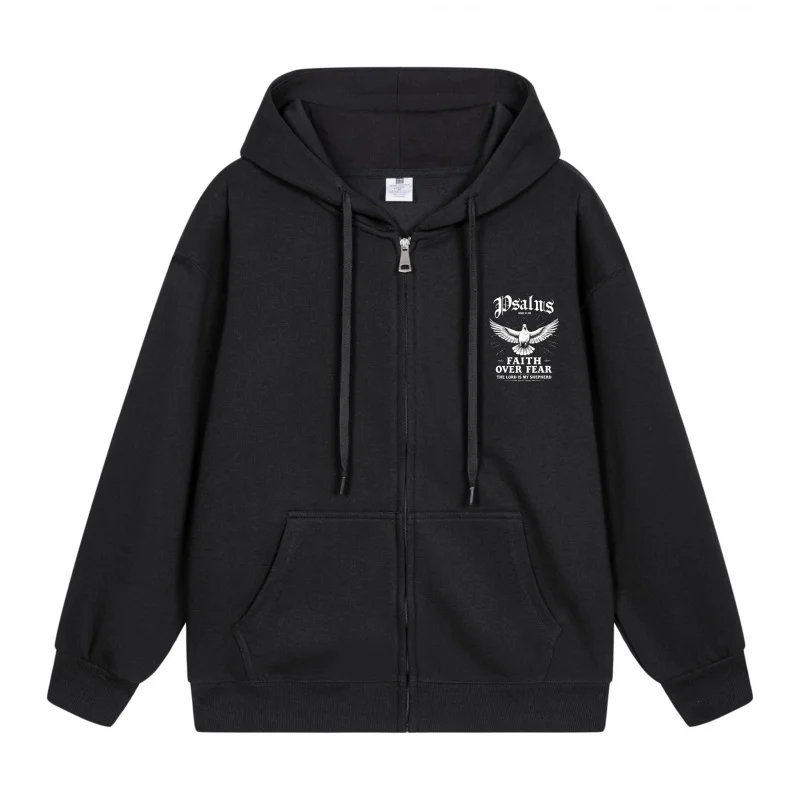 

Men's Zip-Up Hoodie Black Hoodie With Eagle Print Halloween in 2025 Casual Couples’ Style Halloween Theme Halloween Party Outfi