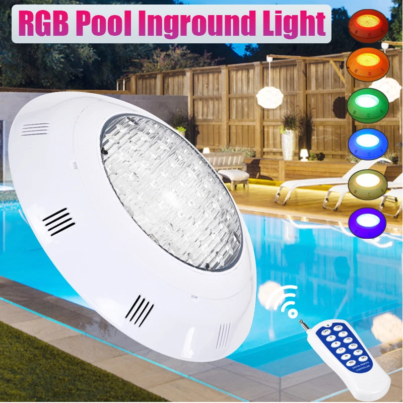 12/18/24/36/45 W LED Underwater Swimming Pool Lights RGB Color Changing AC12V IP68 Waterproof Lamp with Remote Controller