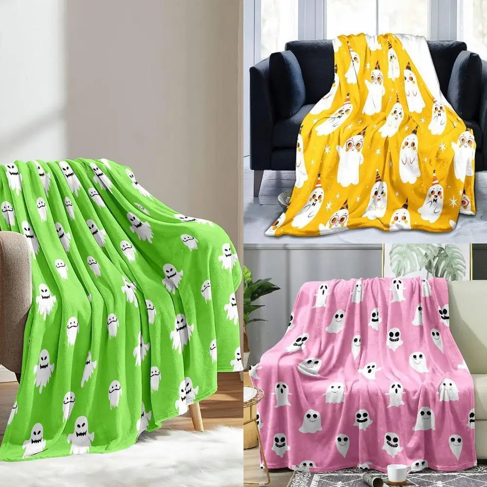 Flannel Blanket 4 Sizes Plush Blanket Anime Peripheral Flannel Quilt Kawaii Home Decor Soft Nap Quilt Sofa Cushion Gift For Girl