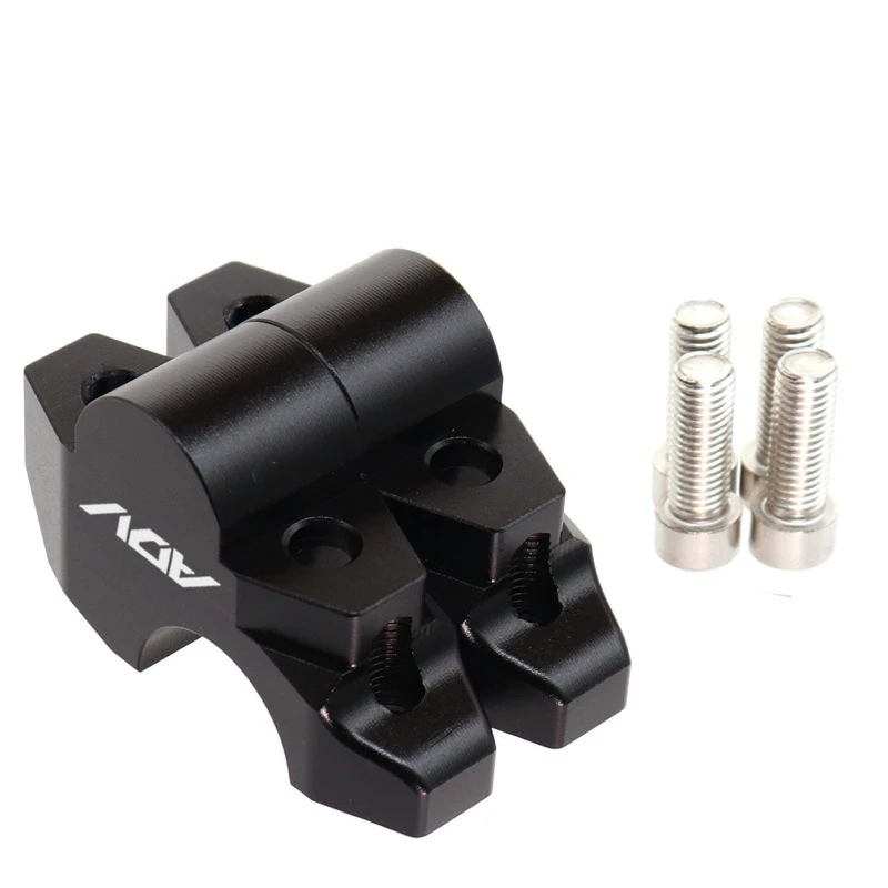 CNC Aluminum Motorcycle Handlebar Riser 30mm Heightening Clamp Motorcycle Accessories Fit For Honda ADV350 ADV160 ADV ADV150