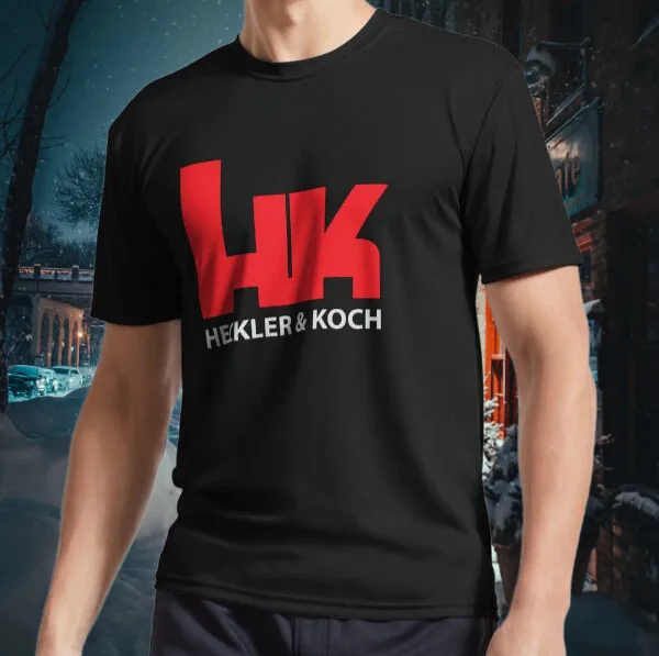 Heckler & Koch HK Logo Unisex T-Shirt Funny Size S to 5XL