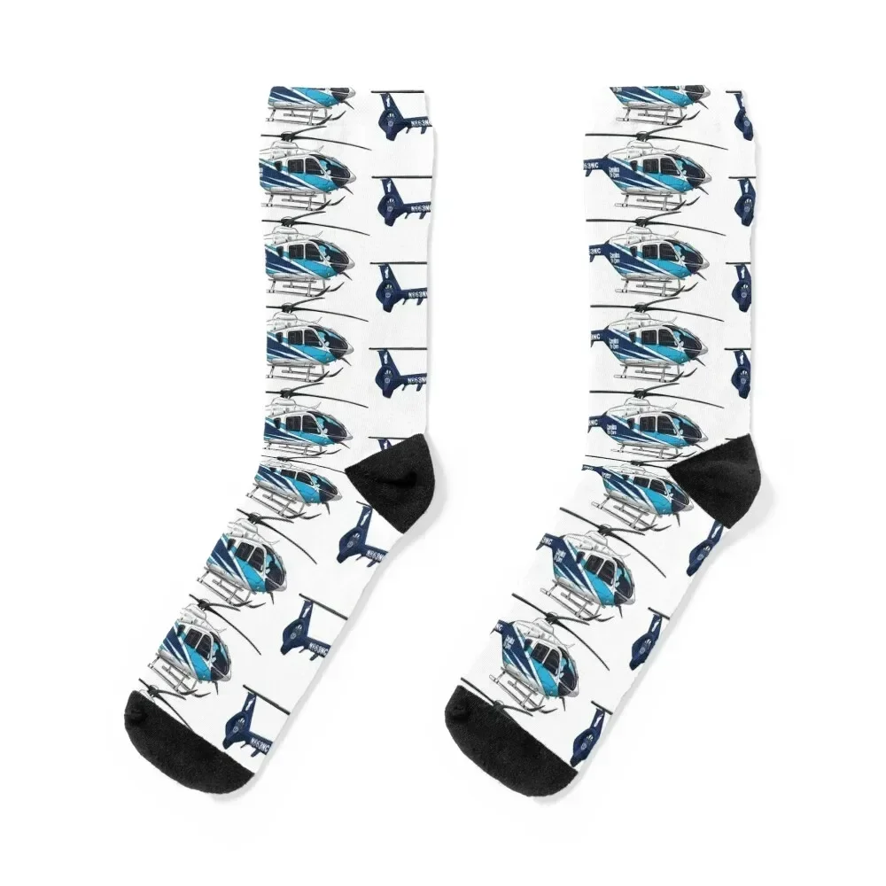 

UNC Health Helicopter Eurocopter EC135 Socks compression Climbing snow Rugby Men's Socks Women's