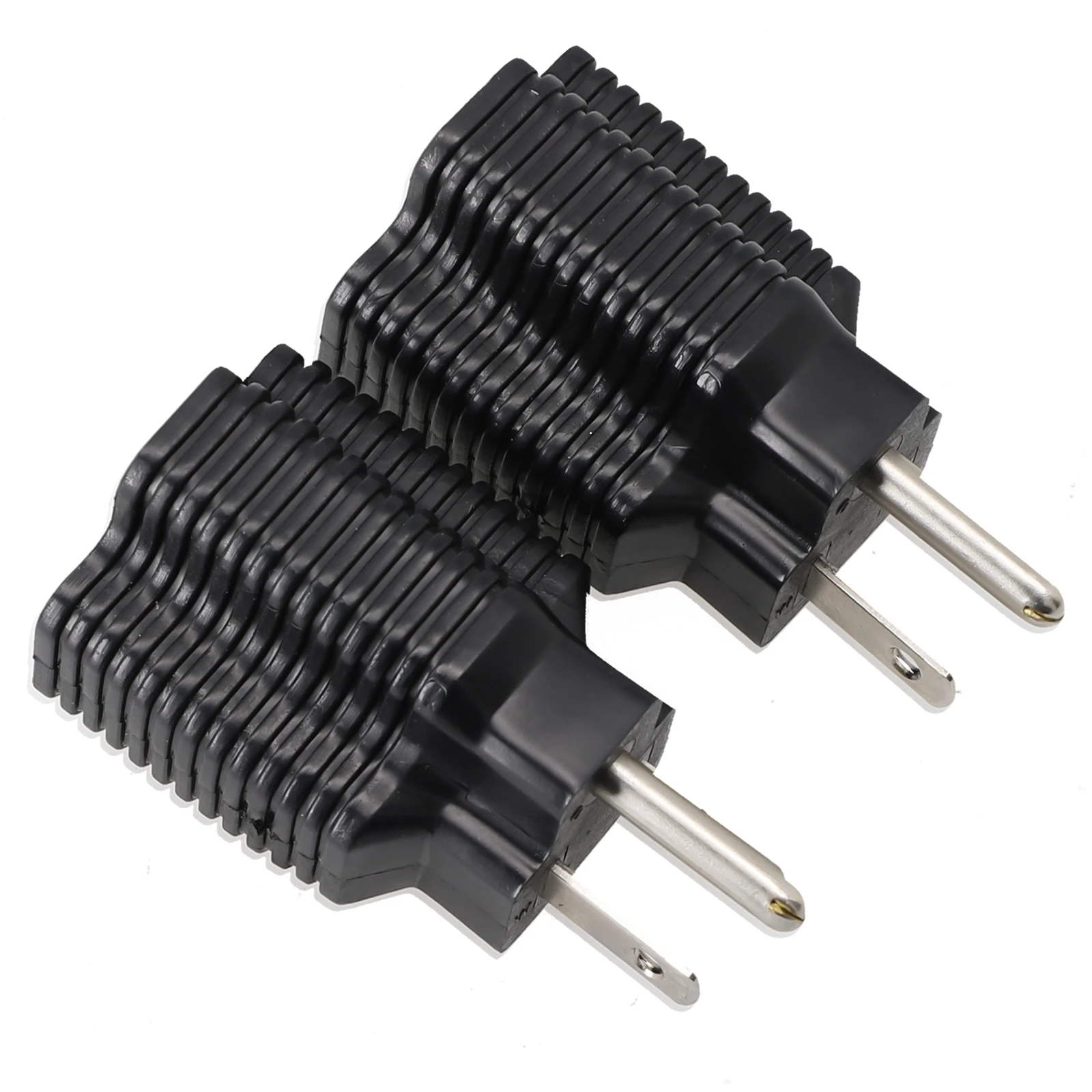 

1PCS Power Plug Adapter NEMA 5-20R To NEMA 5-15P Conversion 3 Holes Household Electrical Connector 50/60HZ 1.4-1.9CM Male Plug