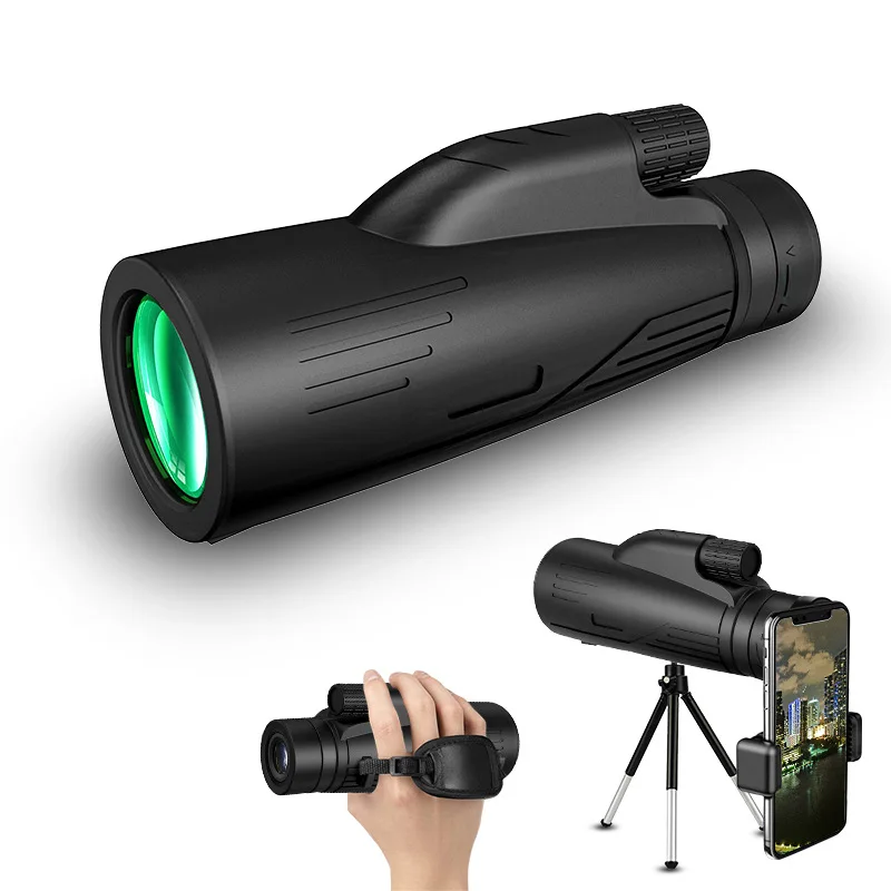 

Powerful Military Monocular 10X50 Professional Monoculars With Phone Adapter Zoom Telescope For Hunting Camping Equipment